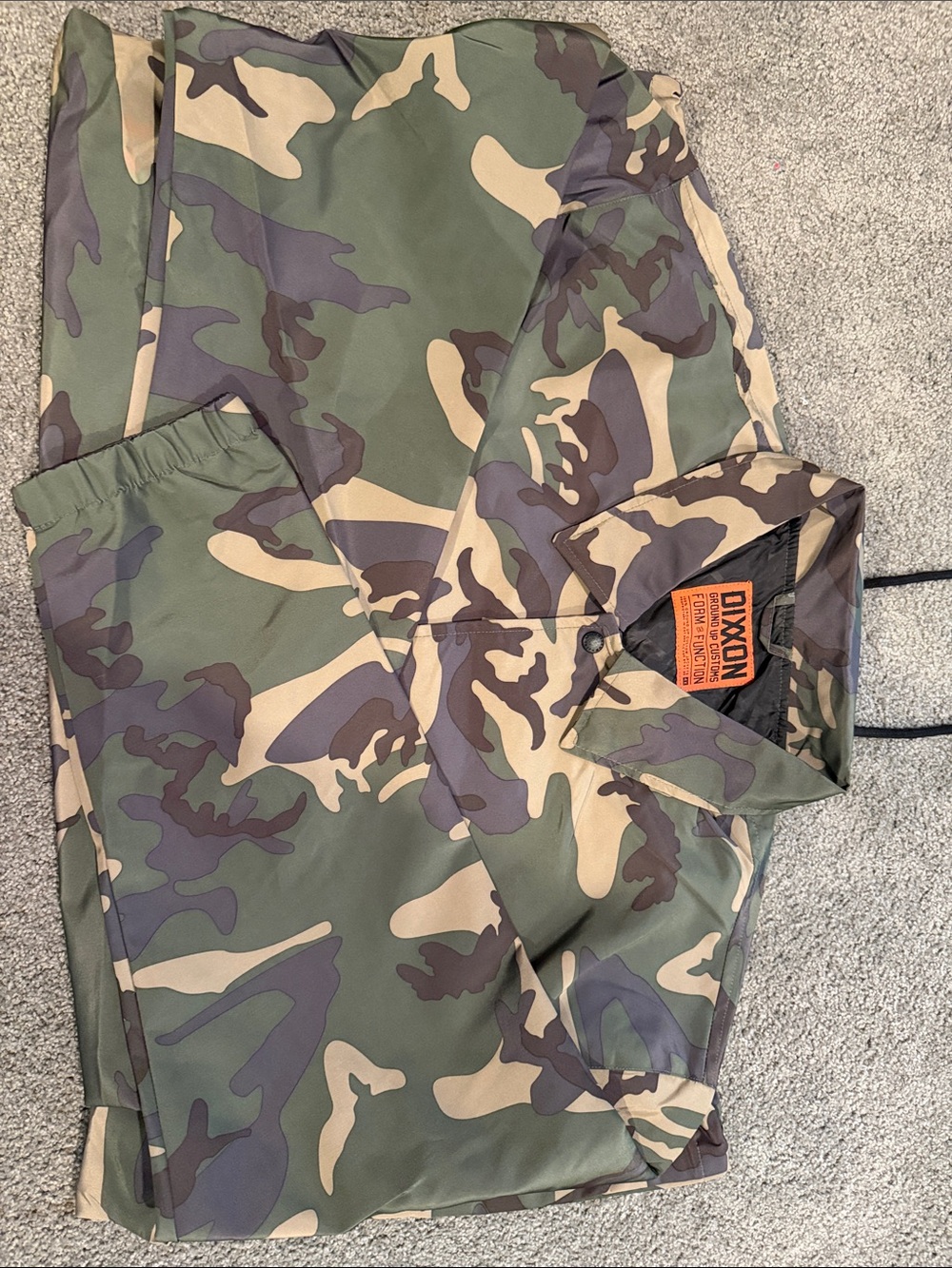 DIXXON Men's Cargo Shorts in Woodland Camo size 4X